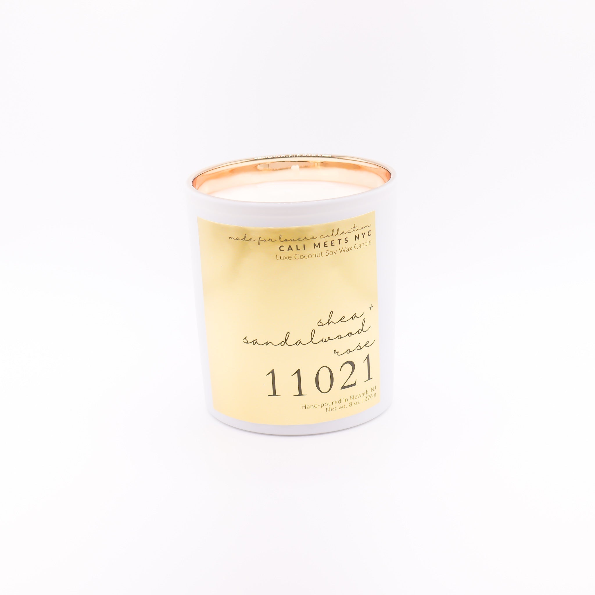 11021 Shea + Sandalwood Rose Coconut Soy Candle