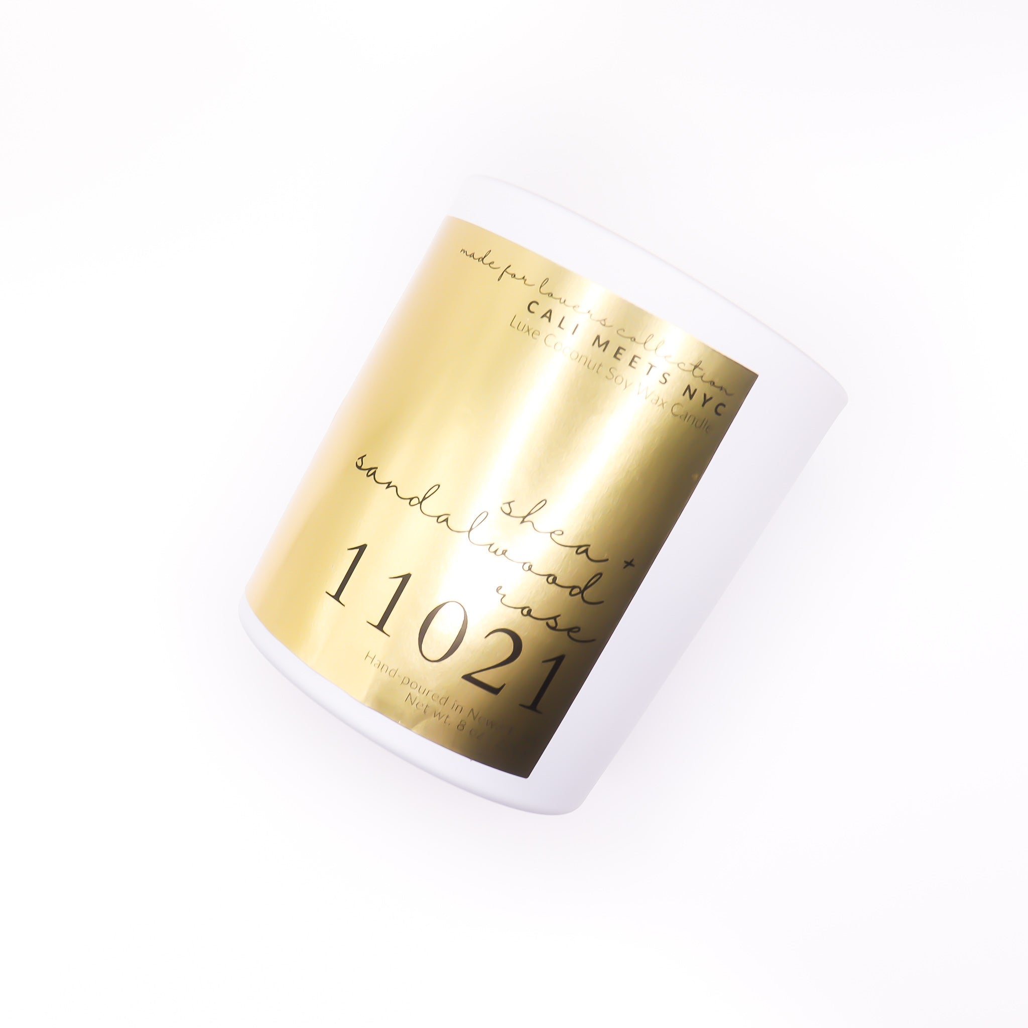 11021 Shea + Sandalwood Rose Coconut Soy Candle