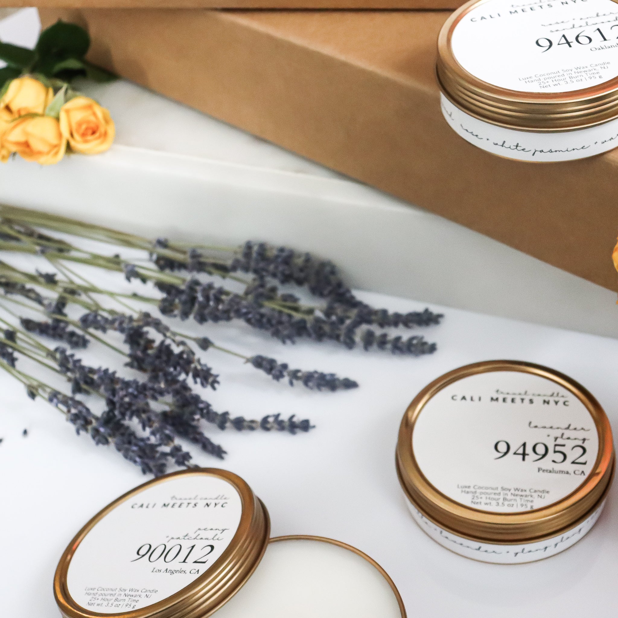 Botanical Garden Candle Tin Gift Set