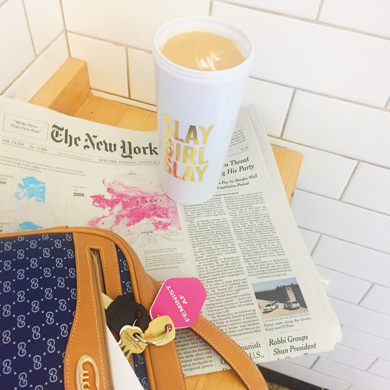 Slay Girl Slay :: Travel Mug,   - Effie's Paper