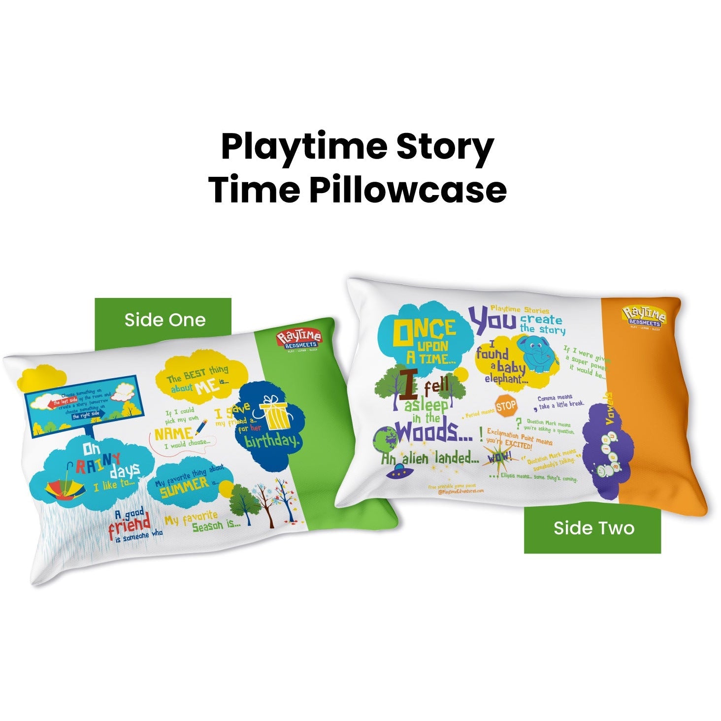 Playtime Bed Sheets Twin Sheet Set (Boys & Girls)
