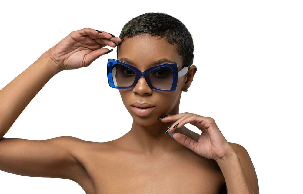 The Wanderer blue sunglasses