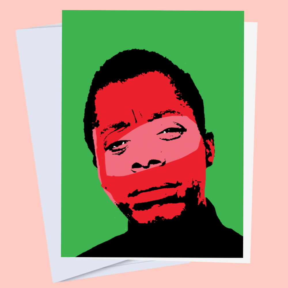 
            
                Load image into Gallery viewer, James Baldwin Card by CODY BURT CREATIVE
            
        