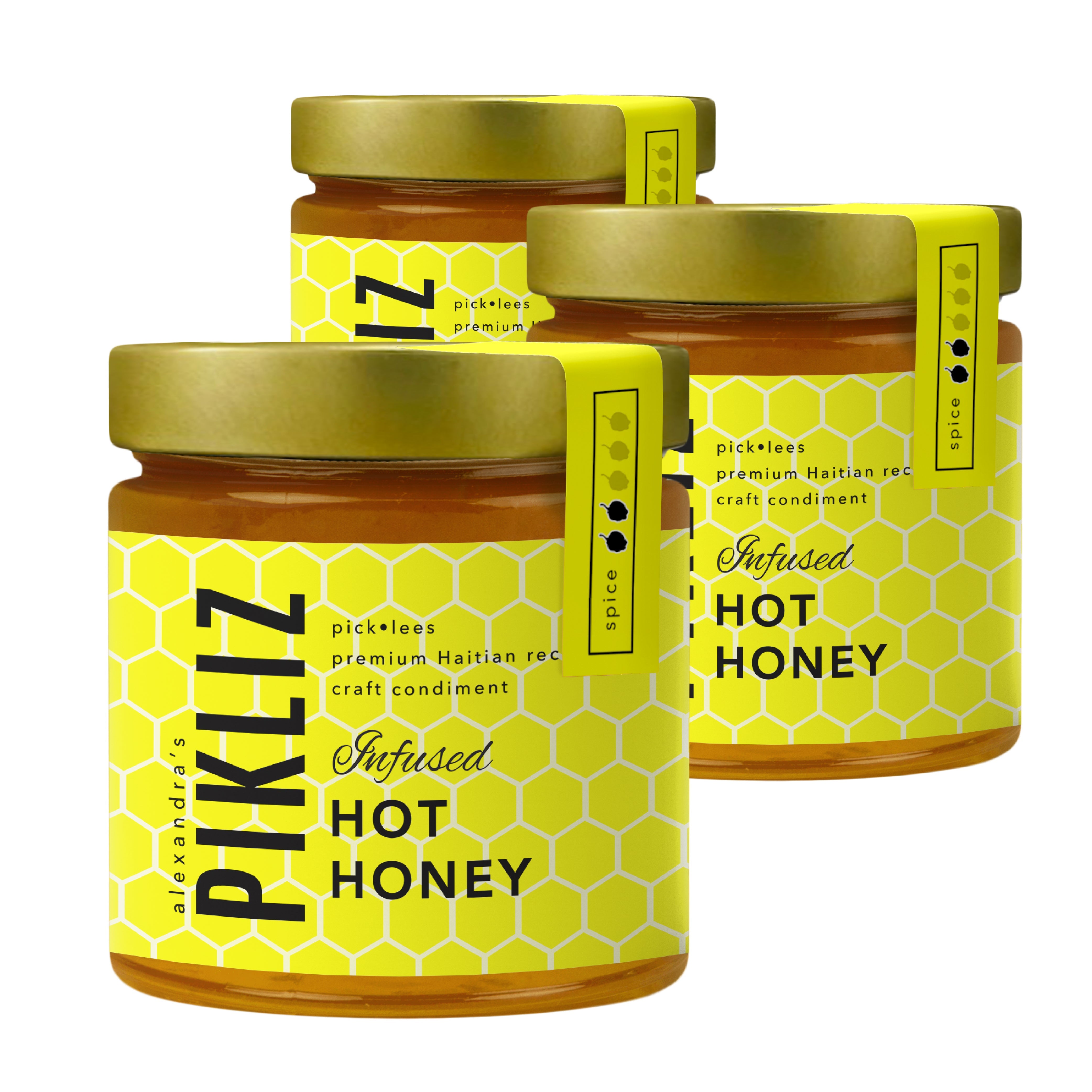 Alexandra's Pikliz Infused Hot Honey 3-pack