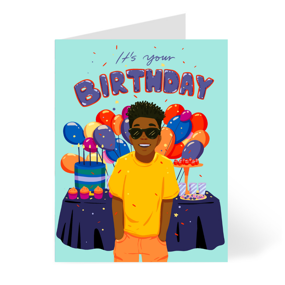 
            
                Load image into Gallery viewer, Cool Birthday Boy Card by CHEERNOTES
            
        