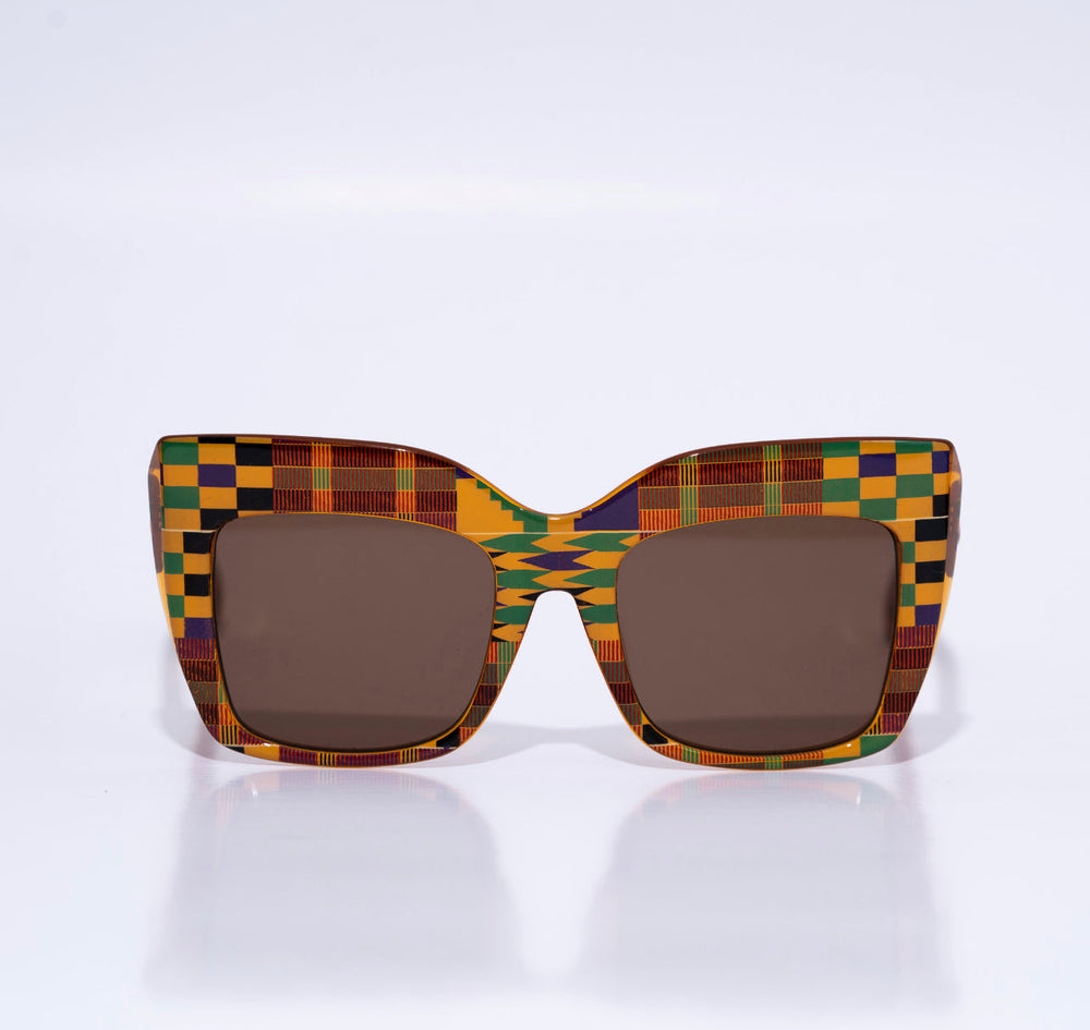 
            
                Load image into Gallery viewer, KA multicolor kente sunglasses
            
        