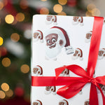 Greentop Gifts - Clarence Claus™ Close Up Gift Wrap
