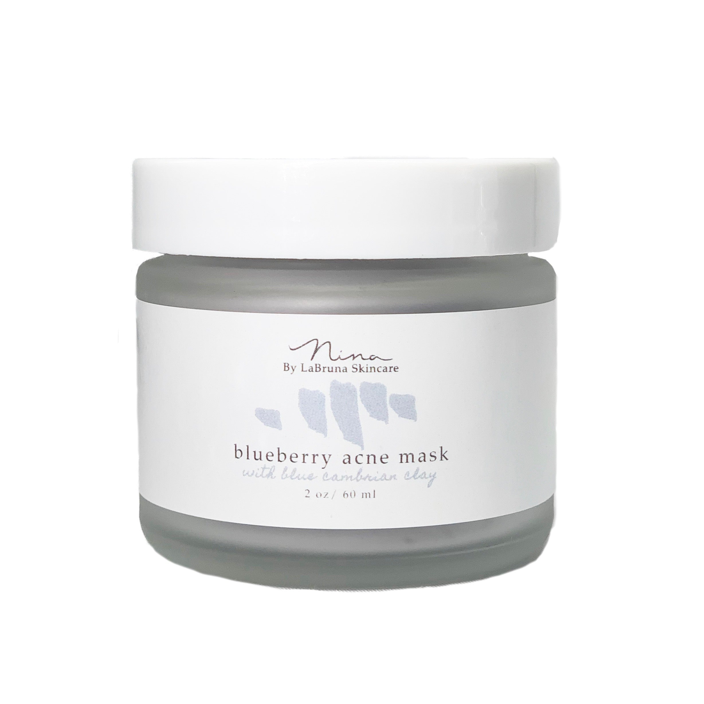 Blueberry Acne Mask with Blue Cambrian Clay - LaBruna Skincare