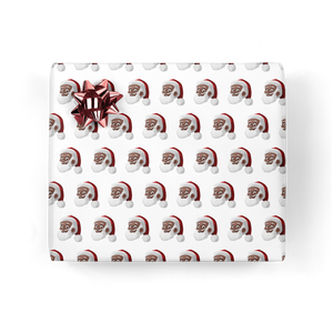 Greentop Gifts - Clarence Claus™ Close Up Gift Wrap