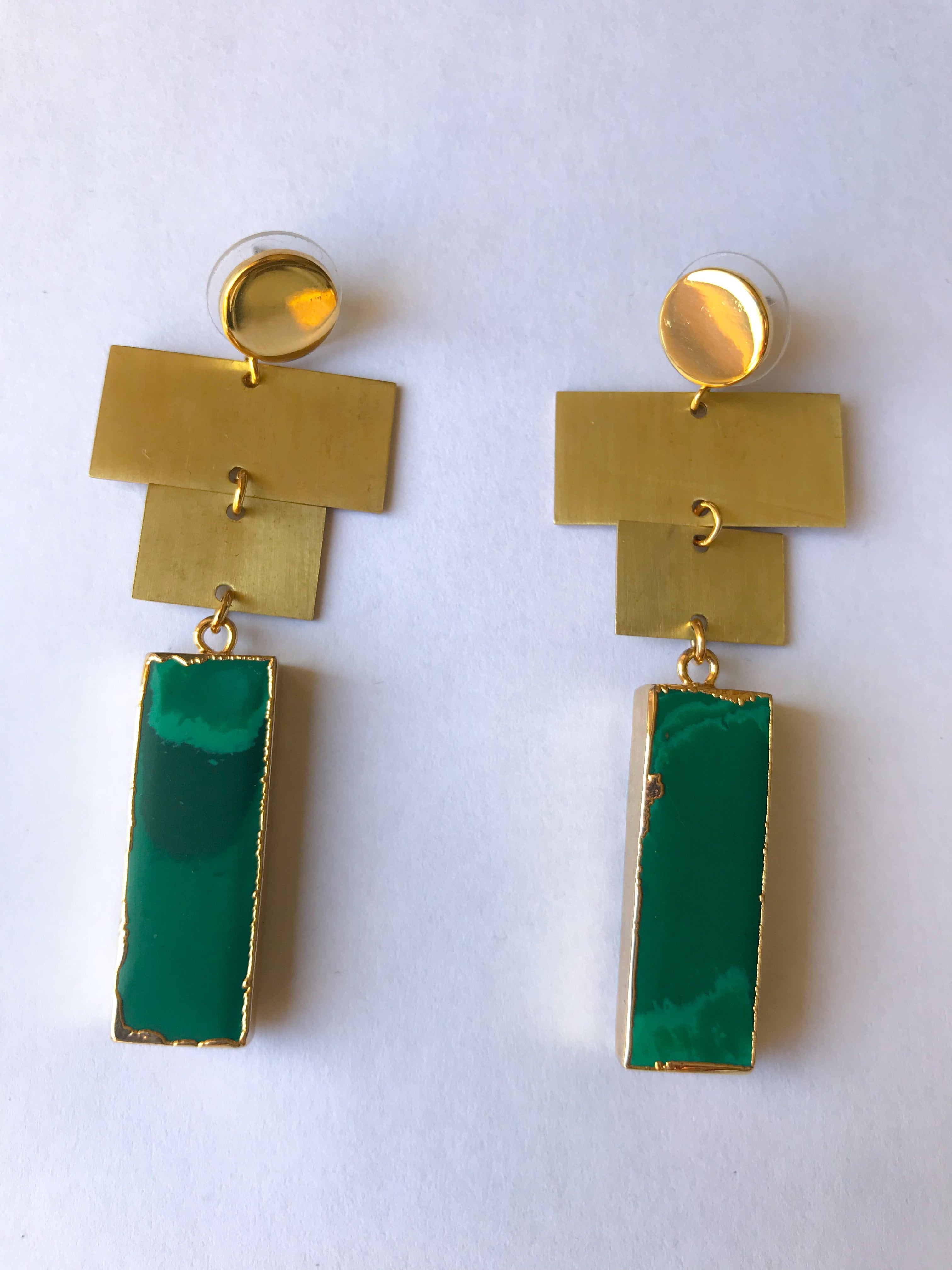 Emerald City Earrings