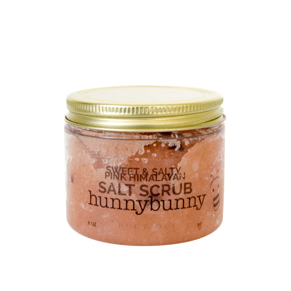 Sweet & Salty Pink Himalayan Salt Scrub - Body Scrub All-Natural apolo Black and Green Black and GRN black owned beauty brands